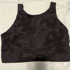 lululemon high neck long line bra. Size 12